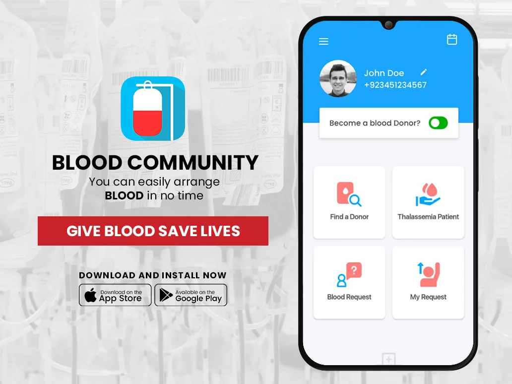 THE BLOOD COMMUNITY APP